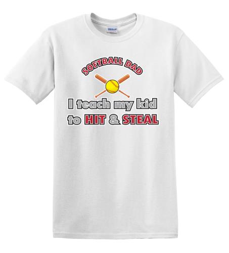 Epic Adult/Youth Softball - I Teach Cotton Graphic T-Shirts. Free shipping.  Some exclusions apply.