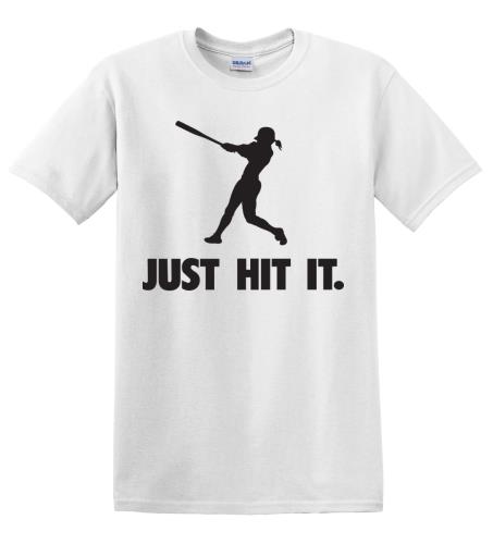 Epic Adult/Youth Softball - Hit It Cotton Graphic T-Shirts. Free shipping.  Some exclusions apply.