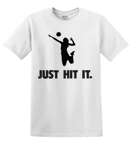 Epic Adult/Youth Volleyball Hit It Cotton Graphic T-Shirts. Free shipping.  Some exclusions apply.