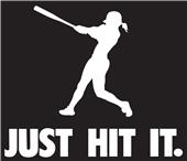 Epic Adult/Youth Softball Hit it Cotton Graphic T-Shirts