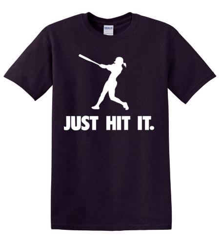 Epic Adult/Youth Softball Hit it Cotton Graphic T-Shirts. Free shipping.  Some exclusions apply.