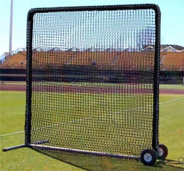 Cimarron 8'x8' 84 42 Premier Baseball Fielder Net & Frame W/Wheels
