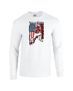 Epic 'Merica Football Long Sleeve Cotton Graphic T-Shirts. Free shipping.  Some exclusions apply.