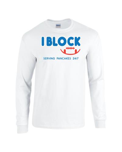Epic Iblock Football Long Sleeve Cotton Graphic T-Shirts. Free shipping.  Some exclusions apply.
