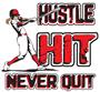 Epic Adult/Youth Softball Hustle Cotton Graphic T-Shirts