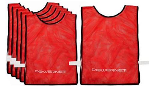 PowerNet Adult & Youth Training Mesh Pinnies (6 pack)