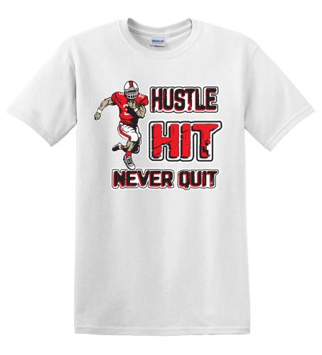 Epic Adult/Youth Football Hustle Cotton Graphic T-Shirts. Free shipping.  Some exclusions apply.