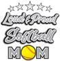 Epic Ladies Loud & Proud Mom V-Neck Graphic T-Shirts