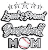 Epic Ladies Loud & Proud Mom V-Neck Graphic T-Shirts