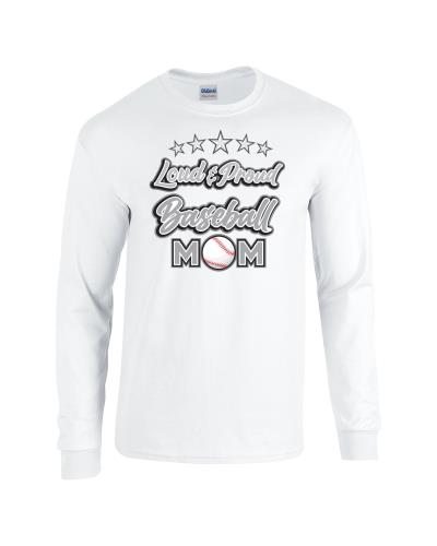 Epic Loud & Proud Mom Long Sleeve Cotton Graphic T-Shirts. Free shipping.  Some exclusions apply.
