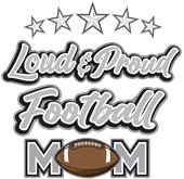 Epic Ladies Loud & Proud Mom V-Neck Graphic T-Shirts