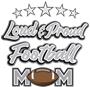 Epic Ladies Loud & Proud Mom V-Neck Graphic T-Shirts