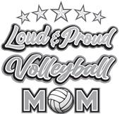 Epic Ladies Loud & Proud Mom V-Neck Graphic T-Shirts