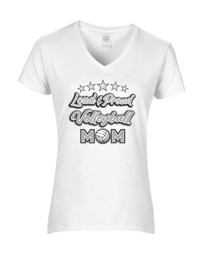 Epic Ladies Loud & Proud Mom V-Neck Graphic T-Shirts. Free shipping.  Some exclusions apply.
