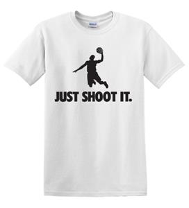 Epic Adult/Youth Just Shoot It Cotton Graphic T-Shirts. Free shipping.  Some exclusions apply.