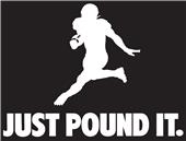 Epic Ladies Just Pound It Dark V-Neck Graphic T-Shirts