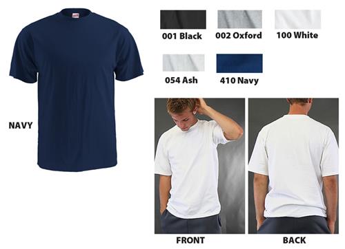 Soffe Adult Heavy Weight Cotton Tee Shirts. Printing is available for this item.