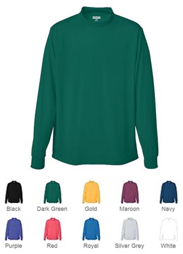 Augusta Youth Wicking Mock Turtleneck. Decorated in seven days or less.