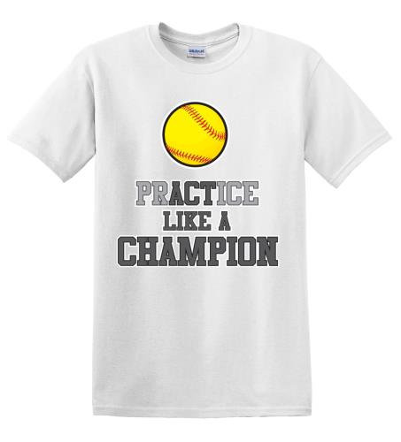 Epic Adult/Youth Softball Champion Cotton Graphic T-Shirts