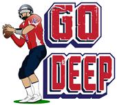 Epic Ladies Go Deep V-Neck Graphic T-Shirts