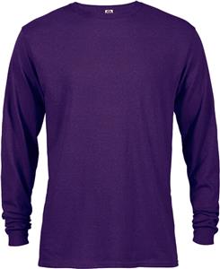 Womens (WS)  Pre-Shrunk Cotton (Purple or Heliconia) Long Sleeve T-Shirt. Printing is available for this item.
