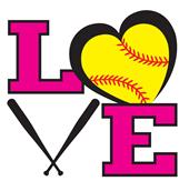 Epic Ladies Softball Ball V-Neck Graphic T-Shirts