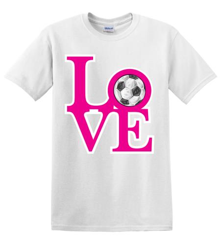 Epic Adult/Youth Soccer Love Cotton Graphic T-Shirts. Free shipping.  Some exclusions apply.