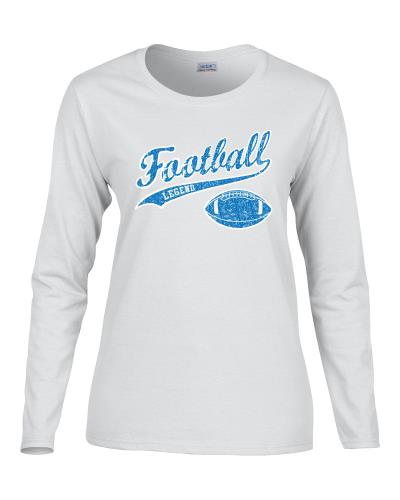 Epic Ladies Football Legend Long Sleeve Graphic T-Shirts. Free shipping.  Some exclusions apply.
