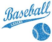 Epic Ladies Baseball Legend V-Neck Graphic T-Shirts