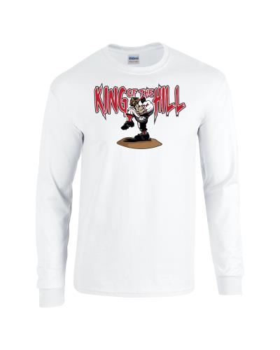 Epic King of the Hill Long Sleeve Cotton Graphic T-Shirts. Free shipping.  Some exclusions apply.
