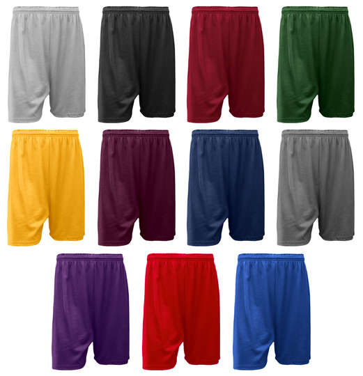 Heavy Weight Cotton/Poly Jersey Shorts 