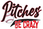 Epic Ladies Pitches Be Crazy V-Neck Graphic T-Shirts