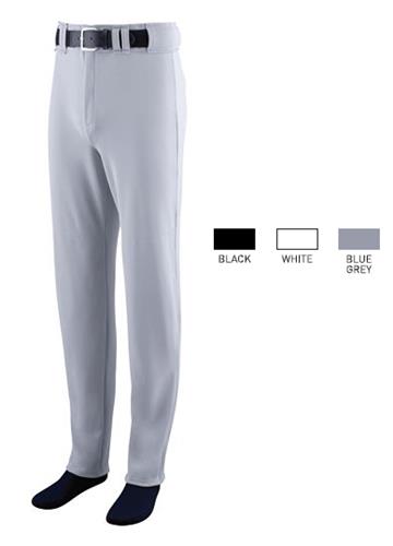 Augusta Open Bottom Solid Baseball/Softball Pant. Braiding is available on this item.