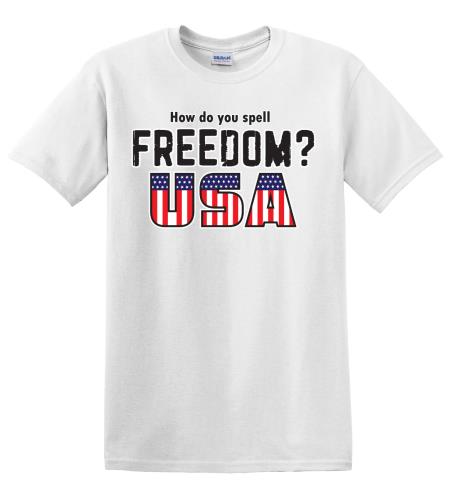 Epic Adult/Youth Spell Freedom Cotton Graphic T-Shirts. Free shipping.  Some exclusions apply.