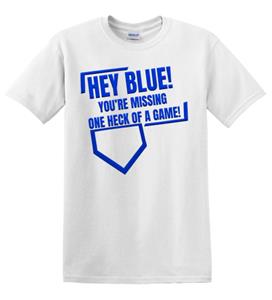 Epic Adult/Youth Hey Blue! Cotton Graphic T-Shirts. Free shipping.  Some exclusions apply.