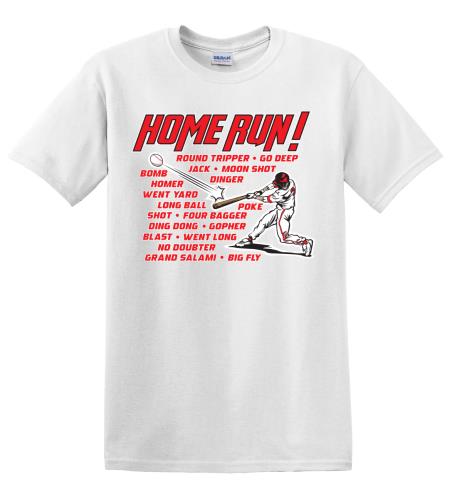 Epic Adult/Youth Home Run Terms Cotton Graphic T-Shirts. Free shipping.  Some exclusions apply.