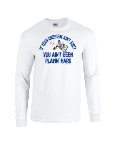 Epic Dirty Uniform - Bb Long Sleeve Cotton Graphic T-Shirts. Free shipping.  Some exclusions apply.
