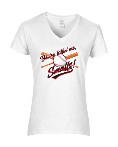 Epic Ladies Killin' Me Smalls V-Neck Graphic T-Shirts. Free shipping.  Some exclusions apply.