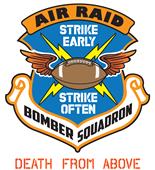 Epic Ladies Bomber Squadron V-Neck Graphic T-Shirts