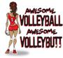 Epic Adult/Youth Volleybutt Cotton Graphic T-Shirts