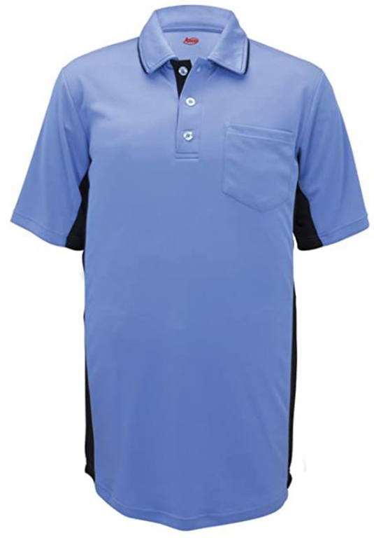 E168981 Adult ( A4XL, AS) "Pink/Black" MLB Style Baseball Umpire Short Sleeve Shirt