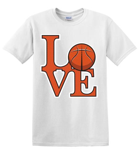 Epic Adult/Youth Basketball Love Cotton Graphic T-Shirts. Free shipping.  Some exclusions apply.