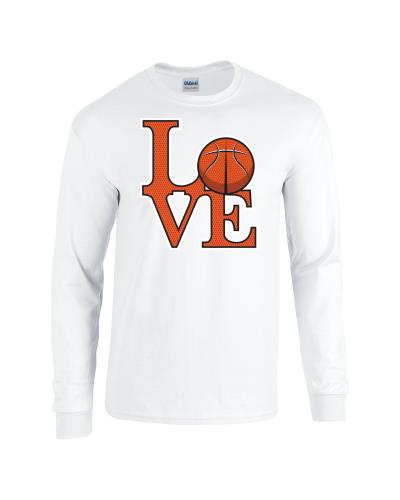 Epic Basketball Love Long Sleeve Cotton Graphic T-Shirts