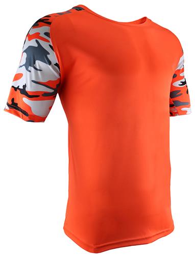 Epic Cool Performance Camo Sleeve Jersey T Shirt (13- Colors Avaliable). Printing is available for this item.
