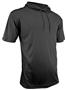 Adult & Youth Wicking Short Sleeve Hooded Tee Shirt