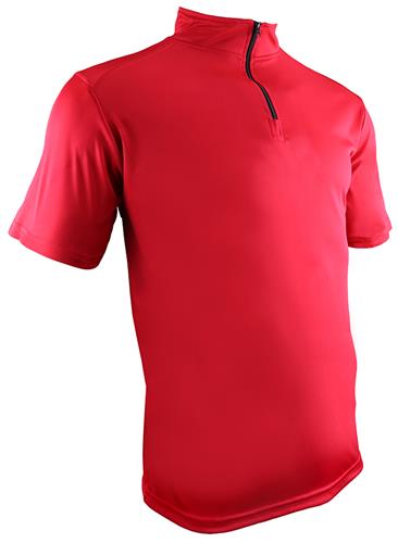 Epic Cool Performance Short Sleeve Quarter Zip Tee Shirt. Decorated in seven days or less.
