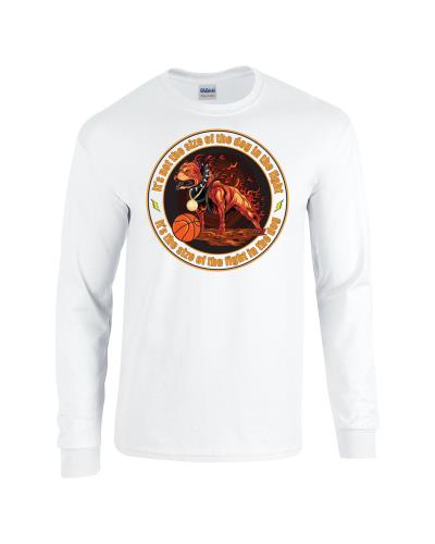 Epic Fight in the Dog Long Sleeve Cotton Graphic T-Shirts. Free shipping.  Some exclusions apply.