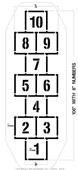 Newstripe Traditional Hopscotch Playground Stencil