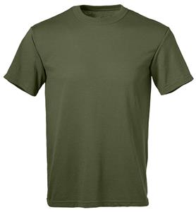 Soffe Adult 50/50 Military Tee Made in the USA M280. Printing is available for this item.