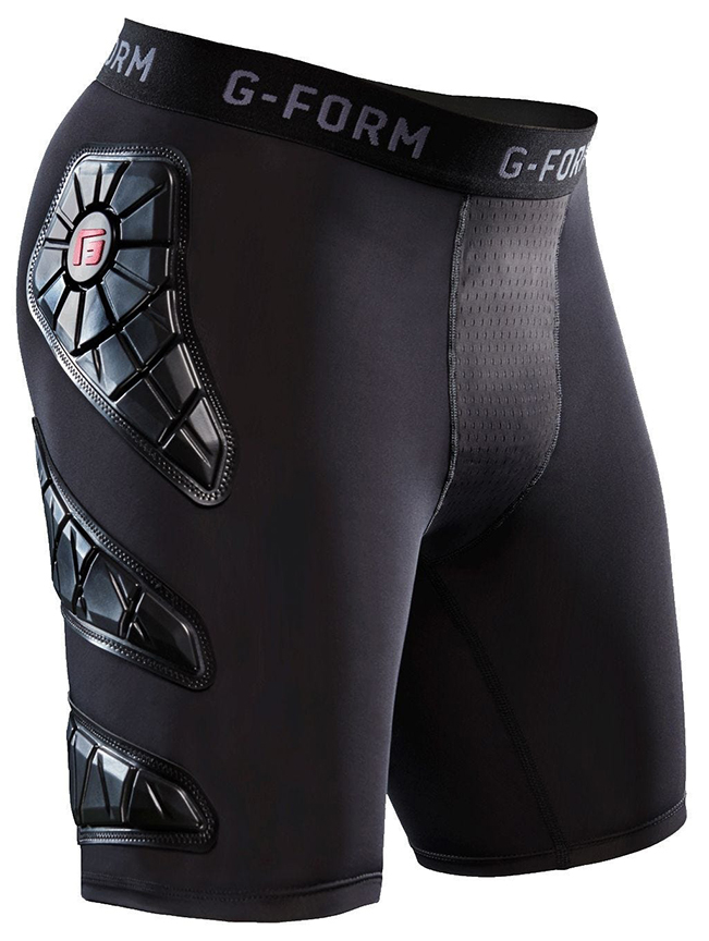 E169289 Mens (AL BLACK) Pro Cooling Padded Sliding Baseball Shorts